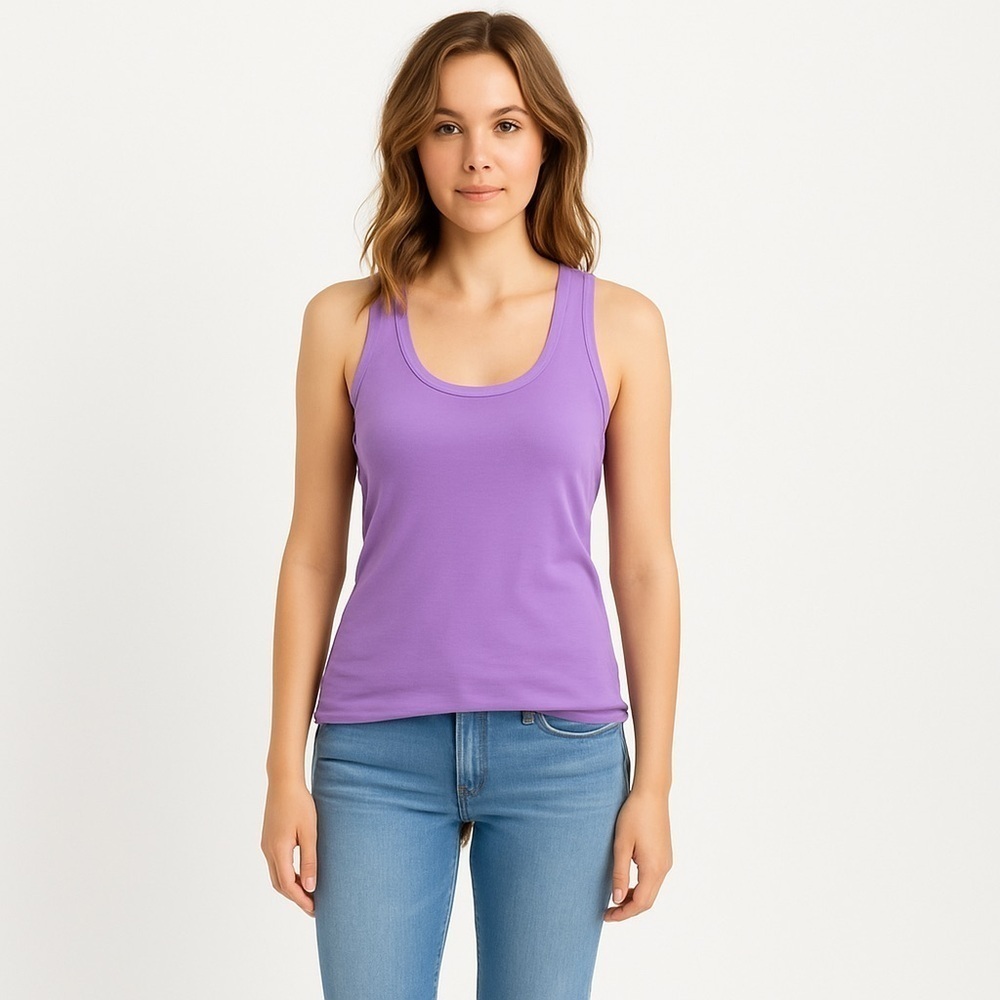 Athleta Racerback Tank, Lavender, Size S